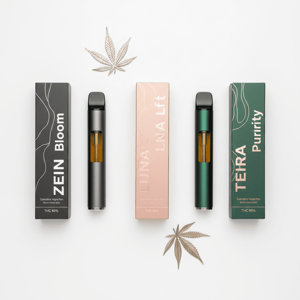 Napalm Brand vape products on display