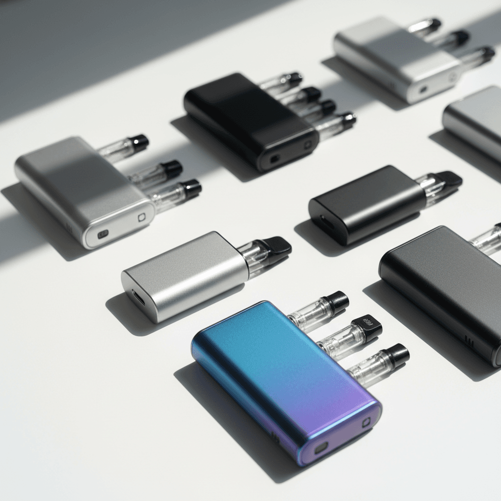 Green Cheese vape cartridge product display